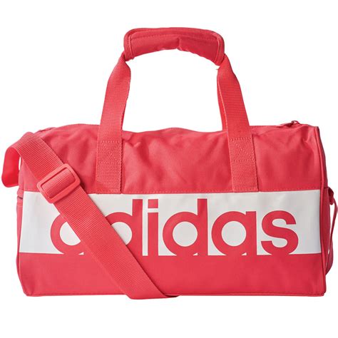 adidas sporttasche schwarz pinke nähte|Pinke adidas Damentaschen .